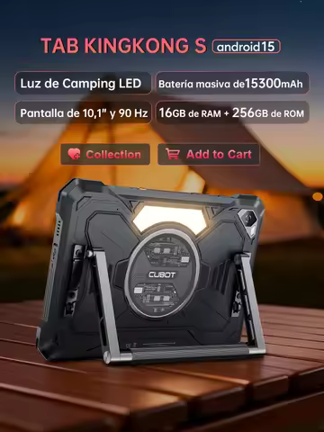 Cubot Tab Kingkong S Tablet, 10.1-Inch 90Hz Screen, 16Gb Ram (6+ 10Gb Expanded), 256Gb Rom, Octa-Cor