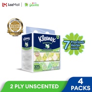 Kleenex Facial Tissue Soft Pack Natural Fresh - 2 PLY (160's x 4 packs)