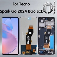 6.6'' LCD For Tecno Spark Go 2024 BG6 LCD Display Touch Screen Digitizer Assembly