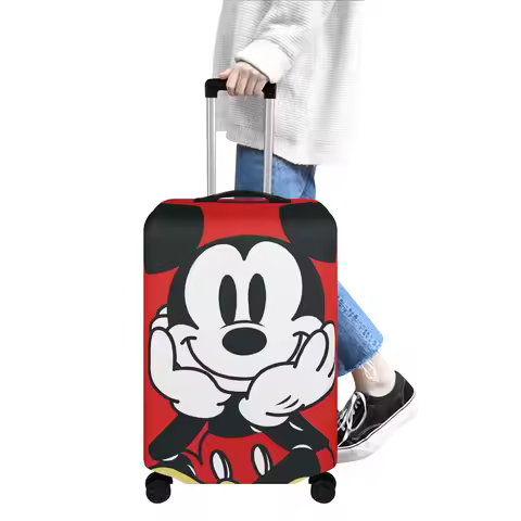 Disney Mickey Suitcase Case with Cartoon Elastic Luggage Case Case Case Case