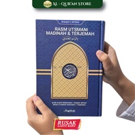 Al-Quran and Meaning of Rasm Utsmani Madinah White HVS Paper, Medium Size Equipped with QR Code Audi