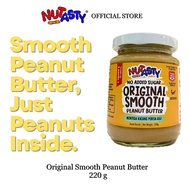 NUTASTY ORIGINAL SMOOTH PEANUT BUTTER NO ADDED SALT AND SUGAR MALAYSIA 220g
