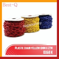 Plastic Chain 8 Mm X 27 M 田BEST-Q田 0168 K - Trafic Cone Connecting Chain