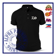 T Shirt Cotton Polo Daiwa Fishing T-Shirt Shirts Sportswear Embroidery Unisex Collar Casual Fashion