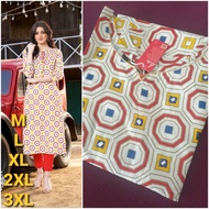 STRAIGHT RAYON PRINTED CASUAL KURTIS