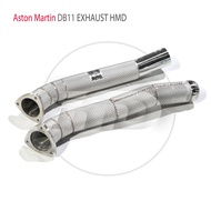 HMD Exhaust System Manifold Downpipe Front Pipe for Aston Martin DB11 Car Accessories Without Catayi