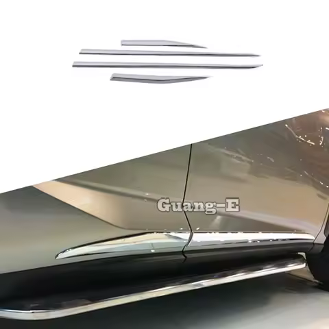 For Lexus NX 200 200t 300h 2015 2016 2017 2018 2019 2020 2021 ABS Chrome Strip Side Door Body Moldin