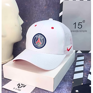 Nón kết mũ lưỡi trai Câu lạc bộ Paris Saint Germain kaki phối lưới cao cấp năng động