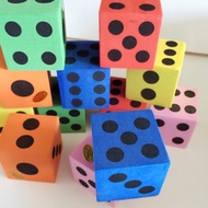 6,3cm foam dice, teaching dice