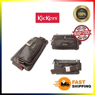 KICKERS ORIGINAL GENUINE LEATHER WAIST POUCH BAG MEN WOMEN CHEST BAG CROSSBODY BEG PINGGANG KULIT BR