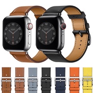 Leather Watch Strap Plain Color For Smart 7 SE 6 5 4 3 2 1 X8MAx X7 HW37 T500