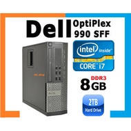 [Trả góp 0%]Máy tính Dell optiplex 990 Core i7 - Ram 8gb - Hdd 2tb(2000gb ) - Hàng nhập khẩu CM 990.