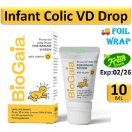 [SG READY STOCK ] Biogaia 10ml Exp 10/25 Protectis Baby Probiotic Drops with Vitamin D