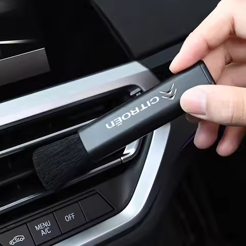 1Pcs Car Retractable Cleaning Brush Artificial Wool Small Brush For Citroen Vts C1 C2 C3 DS3 C4 C4L 