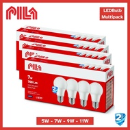 Pila LED Bulb Multipack Bulb 5W 7W 9W 11 Watt E27 6500K [Buy 3 Get 1 Free]