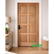 Goodoor Pintu Rumah Kayu Meranti Solid Door SD010- 33 3/4x83 Inch