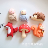 Cartoon Fox Jibitz for design Squirrel Jibits design Red Mushroom Shoe Charms Hedgehog Owl jibits fo