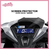 Honda Click V3 Click V2 Speedometer Gauge Screen Protector Anti-Scratch 9d Ceramic Screen Cover