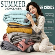 Cotton Blanket Quilt Comforter Set Queen Super Soft Quilt Comforter Single Washable Cotton Quilt Sel