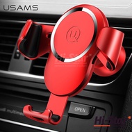 USAMS แท่นวางโทรศัพท์แบบแม่เหล็ก ชนิดติดช่องแอร์ พร้อมชาร์จไร้สาย Air Vent Car Mount 10W Wireless Ch