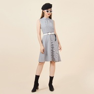 Jousse A-LINE WORKING DRESS  ชุดเดรสแขนกุด ลายสก็อต ทรงเอ เดรส ชุดเดรส เดรสแฟชั่นสวยๆ ชุดเดรสผู้หญิง