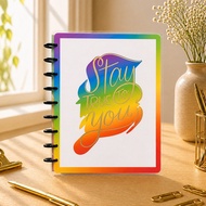 Classic Notebook - Rainbow (Dotted Line)