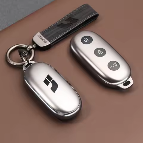 For Li LiXiang L6 L7 L8 L9 One Mega Car Key Cover Car Keychain Shell Fob Key Protector Case Bag Buck