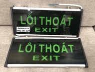 Đèn exit lối thoát hiểm dùng điện AED FIRE EXIT LIGHT (2 mặt)