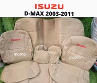 ชุดหุ้มเบาะ D-MAX เก่า ปี 2003-2011ทุกรุ่น  4ประตูหน้า-หลัง  สีครีม5D  หุ้มเบาะแบบสวมทับ เข้ารูปตรงรุ่นชุด หนังอย่างดี ชุด หุ้ม เบาะ รถยนต์ หนัง หุ้ม เบาะ รถยนต์