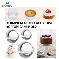 MLADEN 4/6/8inch Cake Baking Mould Aluminum Cake Tool Acuan Kek Kecil Loyang Kek
