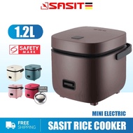 SASIT 1.2L Mini Rice Cooker Multi Function Electric Non-Stick Rice Cooker