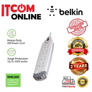 BELKIN ADVANCED SERIES 4-SOCKET SURGE PROTECTOR WITH RJ11 PORT 2M (F9H410sa2M)