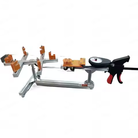 Flat Pull Style Badminton Racket Stringing Machine 20-32 Pounds Racquet Supporter