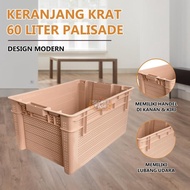 60L Palis Crate - Multipurpose Basket Large Basket Crate/ Storage/
