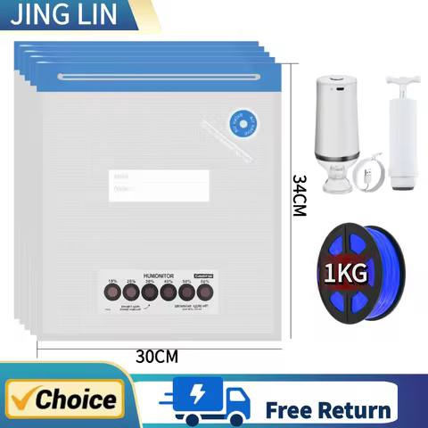 1-30 Bags Filament Storage Vacuum Bag 3D Printer PLA/ABS/TPU Filament Dryer Safekeeping Humidity Res