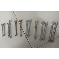 (SECOND HAND) Wrench Spanner Tools Heavy Duty Combination spanner 10mm-18mm 1pcs