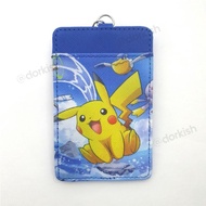 Pokemon Cute Pikachu Surfing Ezlink Card Holder with Keyring