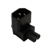 IEC 320 C14 to C7 Power Adapter Female to Male F/M Plug Converter AC CONVERTER IEC 3Pin Female to 2P