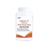 LAC VITAMIN C 1000MG WITH ROSE HIPS TABS 180S EXP12/2025
