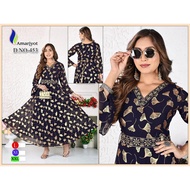 Long Kurti Indian Gaun Modern NEW 2024 Tradisonal