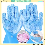 Pet Dog Cat Bathing Glove Brush Silicone Washing Glove 1 Pair Pet Shower Anti Scratch Grooming Sarung Tangan Dilarang Cakar Dan Gigit