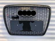 ช่องระบายอากาศหน้า Grille สำหรับ Audi A6L รุ่น RS6 ช่องรูปกลวงแบบ C6 สำหรับการปรับแต่งรถยนต์ ชิ้นส่ว