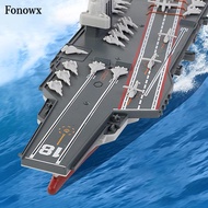 [AbabixaMY] RC Aircraft Carriers Model Toy Simulation Warship Model Stylish Double Propeller