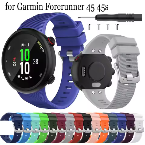 Wristband Band Straps for Garmin Forerunner 45 45S Silicone Replacement Smart watch Fashion strap ac