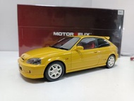 1/18 Motor Helix Honda civic type r ek9