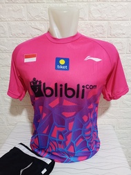 STELAN baju badminton L150 blibli / atasan dan celan badminton dewasa