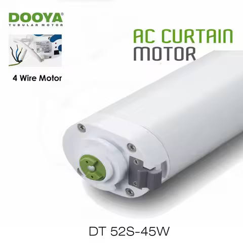 Dooya DT52S 45w Electric Curtain Motor,4 Wire Strong Power Engineering Motor for Open Close Window C