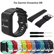 Band Compatible with Garmin Vivoactive HR, Soft Silicone Replacement Watch Band ONLY for Garmin Vivo