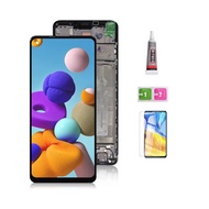 LCD with Frame For Samsung Galaxy A21S A217 LCD Display with Touch Screen Monitor Assembly