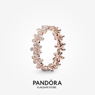 Pandora 14k Rose Gold Plated Daisy Flower Ring